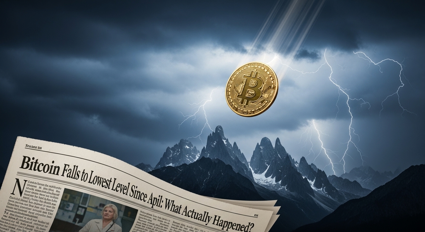 Bitcoin falls to lowest level since April what actually happened