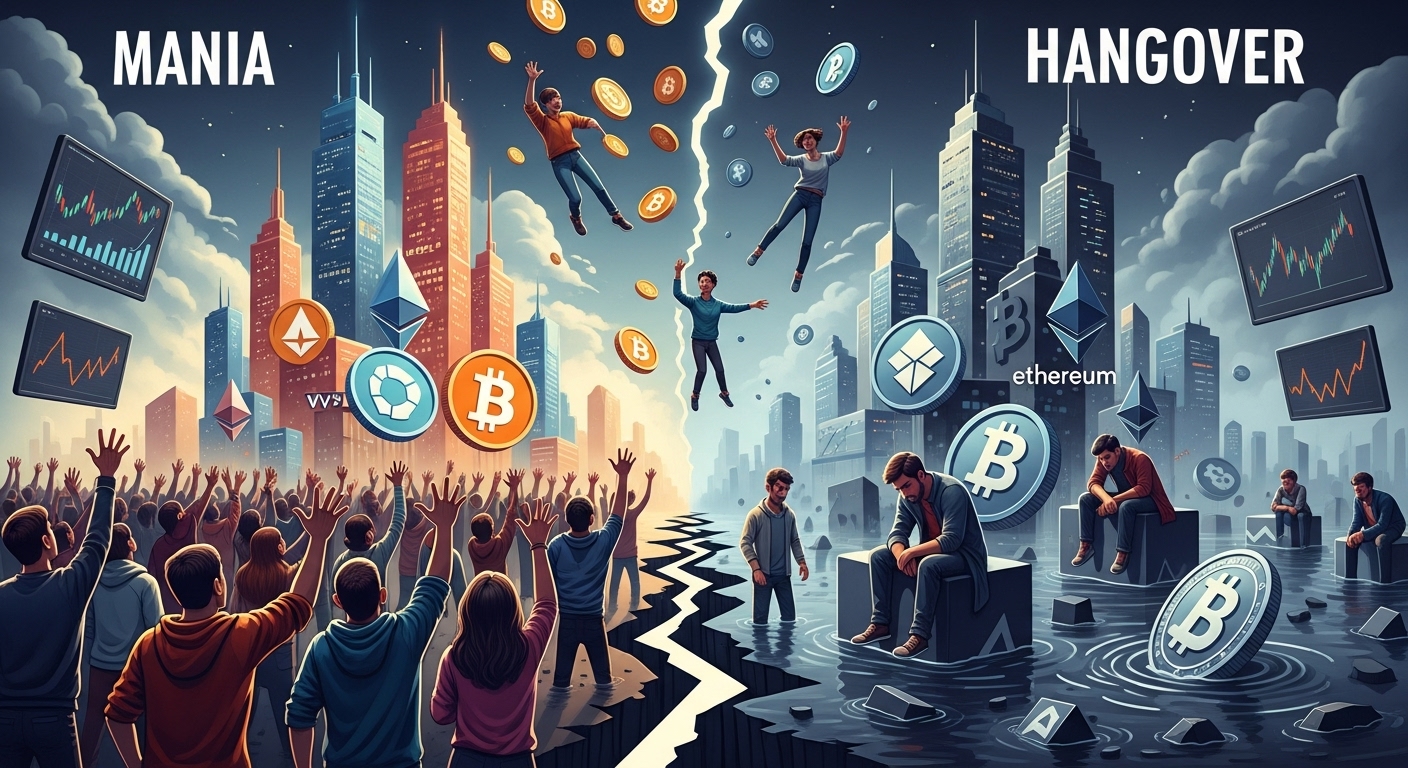 From speculative mania to “crypto hangover”