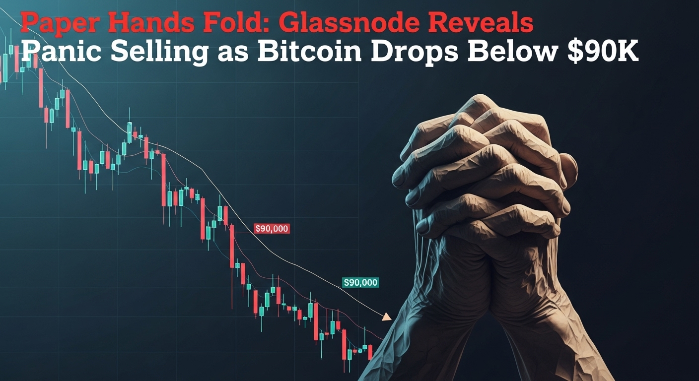Paper Hands Fold Glassnode Reveals Panic Selling as Bitcoin Drops Below $90K