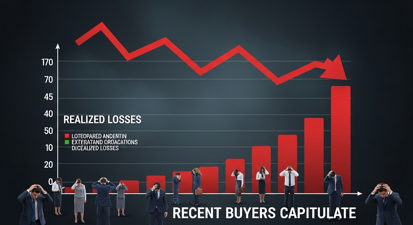 Realized Losses Surge as Recent Buyers Capitulate