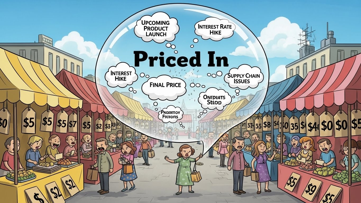 What does “priced in” actually mean