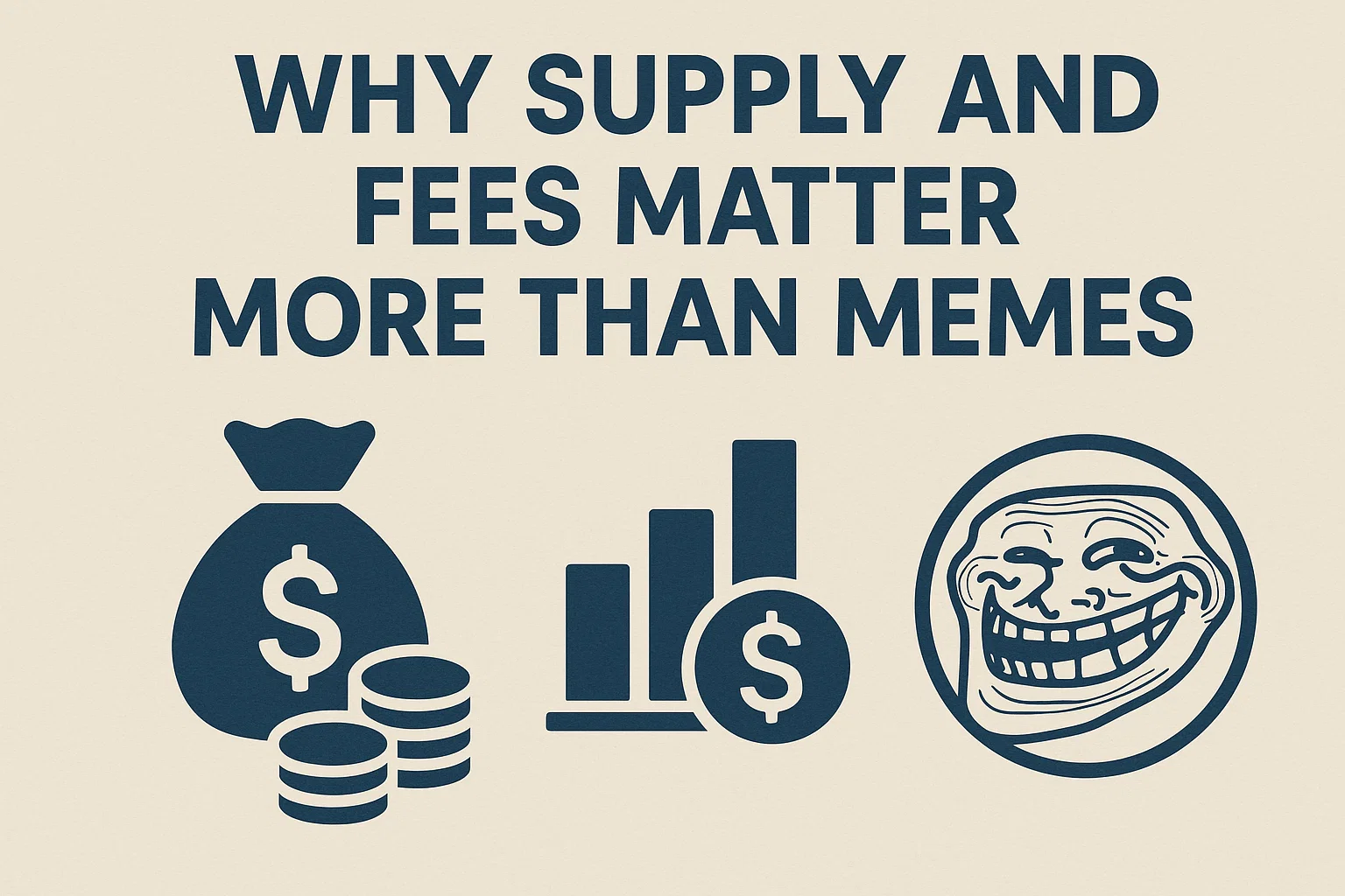 Why Supply and Fees Matter More Than Memes