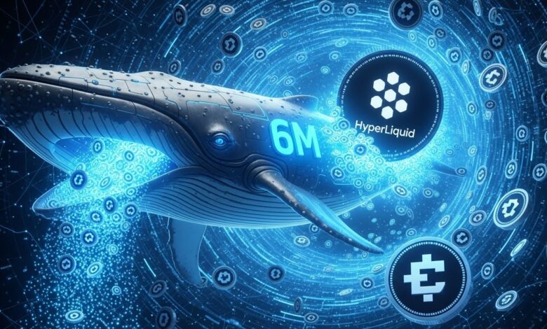 Arbitrage Whale Pours 6M USDC Into Hyperliquid