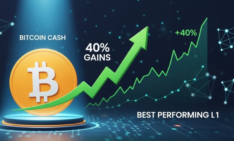 Bitcoin Cash Becomes Best Performing L1 with 40% Gains
