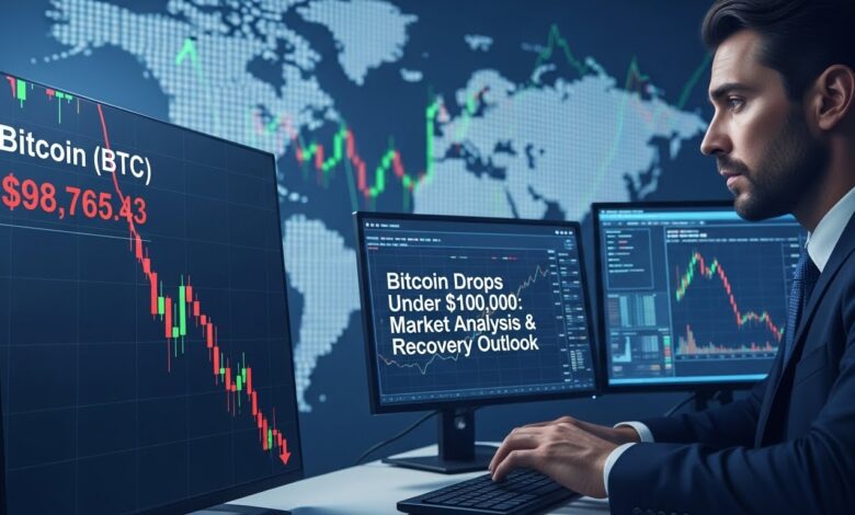 Bitcoin Drops Under $100,000 Market Analysis & Recovery Outlook