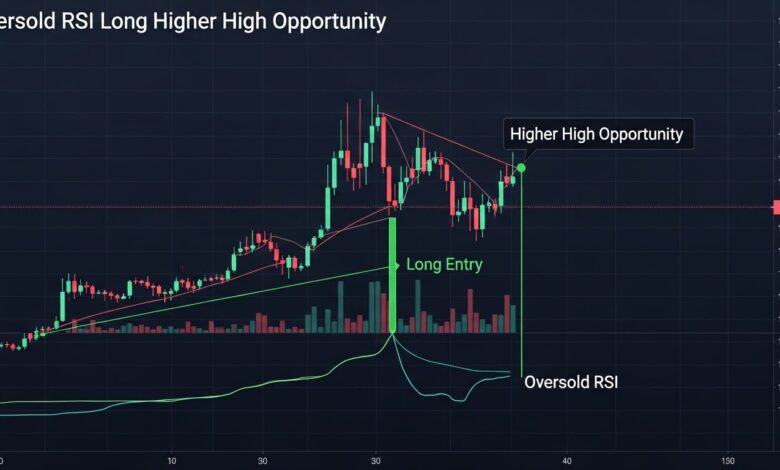 Bitcoin Oversold RSI Long Entry Higher High Opportunity