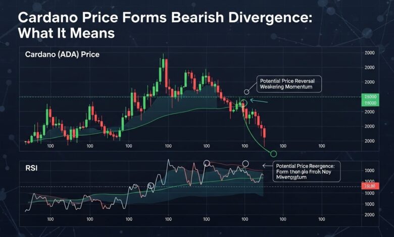 Cardano Price Forms Bearish Divergence What It Means