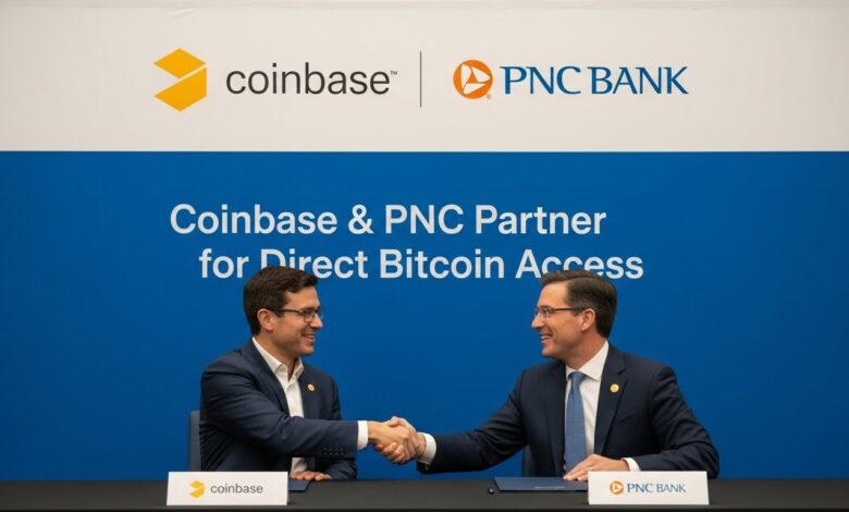 Coinbase and PNC Partner for Direct Bitcoin Access