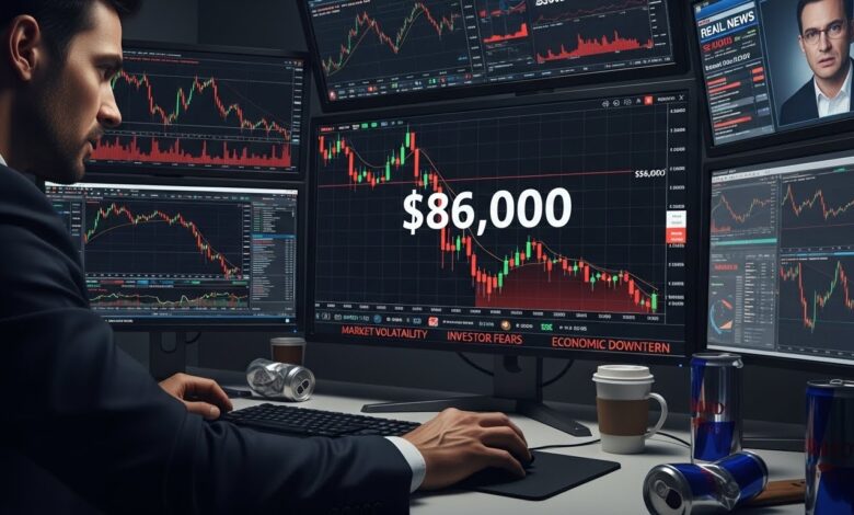 Bitcoin Drops Toward $86,000 Amid Market Uncertainty