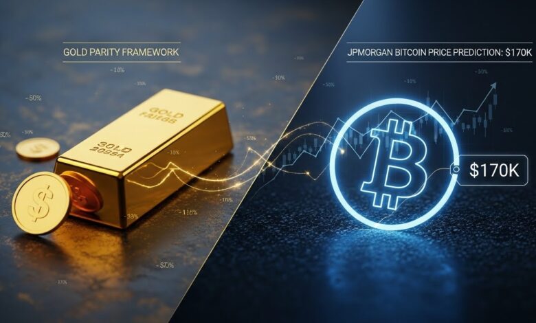 JPMorgan Bitcoin Price Prediction $170K Gold Parity Framework