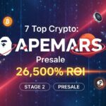 7 Top Crypto APEMARS Presale 26,500% ROI Stage 2