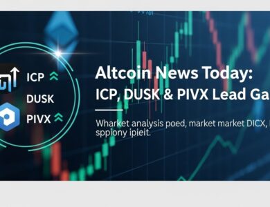 Altcoin News Today ICP, DUSK & PIVX Lead Gains