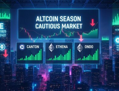 Altcoin Season Cautious Market Canton, Ethena & Ondo Rise
