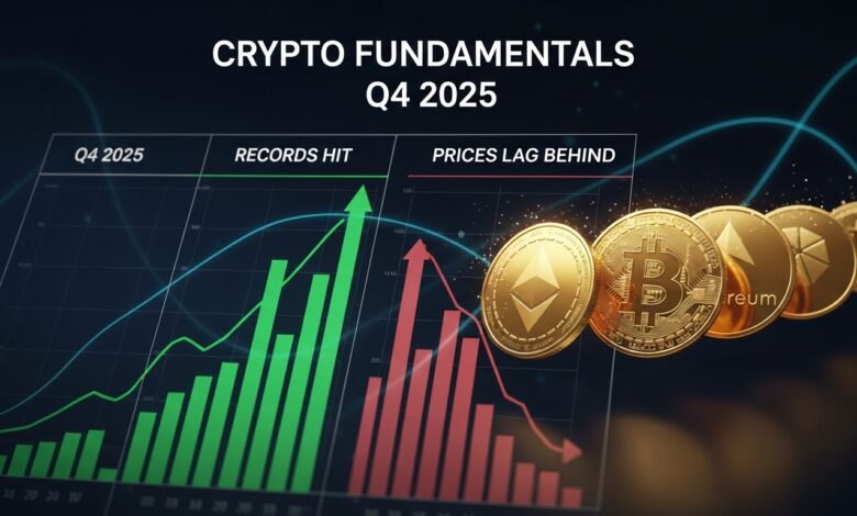 Crypto Fundamentals Q4 2025 Records Hit as Prices Lag Behind