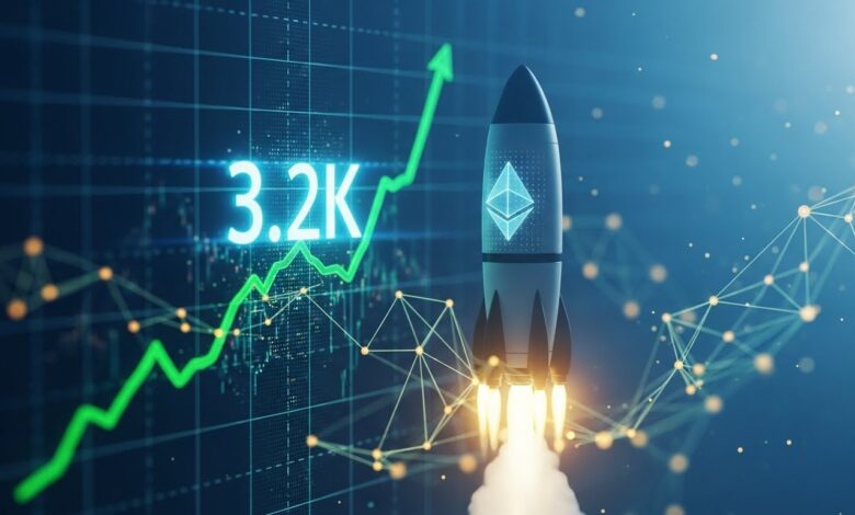 Ethereum Surges Past $3.2K as Blue Origin Accepts ETH Payment