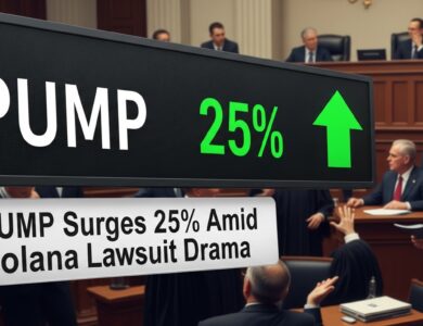 PUMP Surges 25% Amid Pump.fun Solana Lawsuit Drama