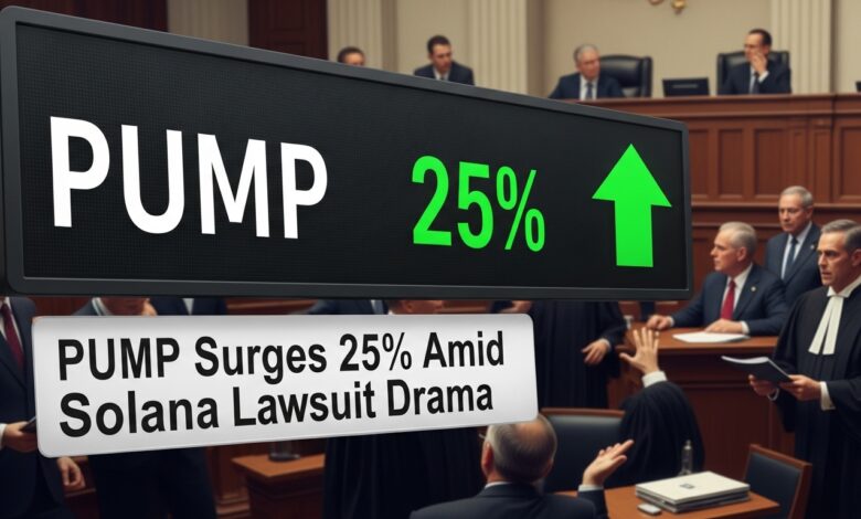 PUMP Surges 25% Amid Pump.fun Solana Lawsuit Drama