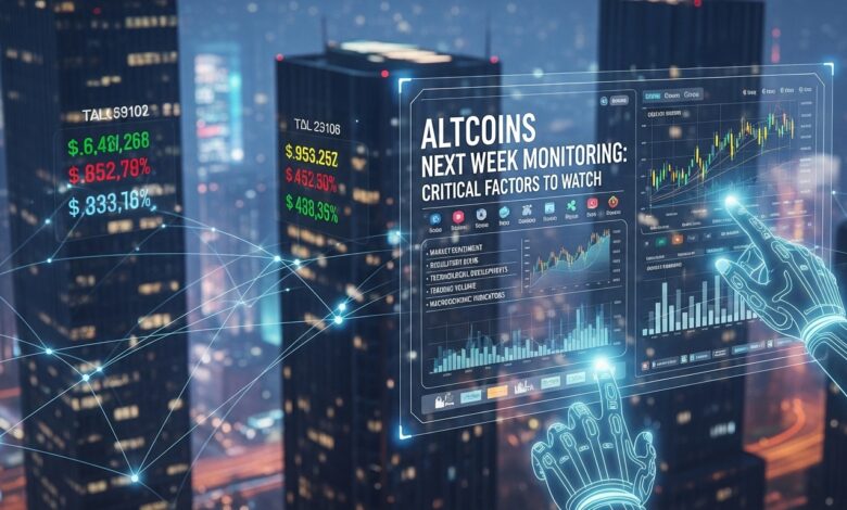 Altcoins Next Week Monitoring Critical Factors to Watch