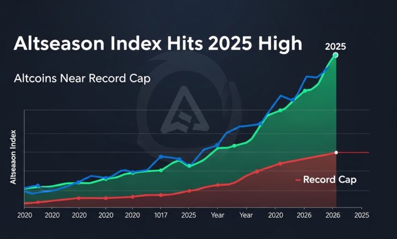 Altseason Index Hits 2025 High Altcoins Near Record Cap
