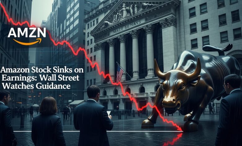 Amazon Stock Sinks on Earnings Wall Street Watches Guidance