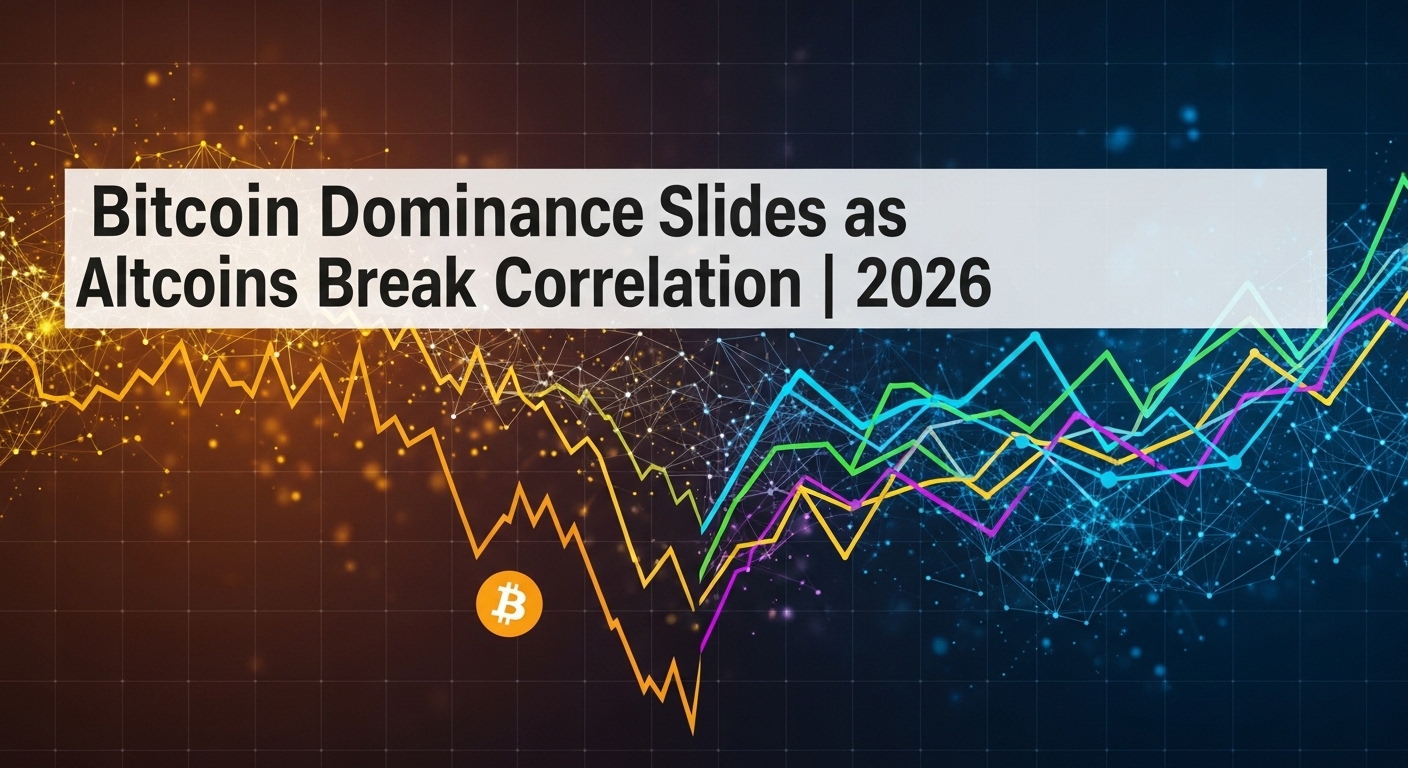 Bitcoin Dominance Slides as Altcoins Break Correlation 2026