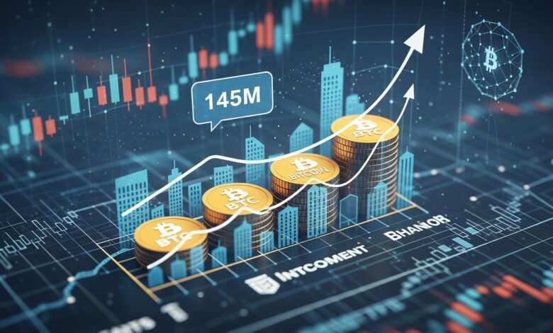 Bitcoin ETFs Pull $145M as Institutional Demand Steadies