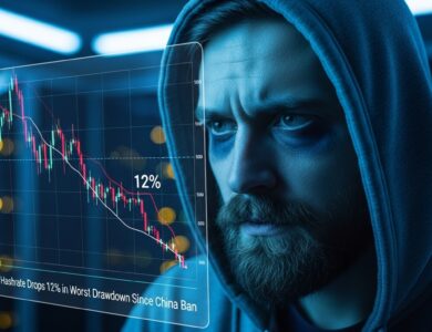 Bitcoin Hashrate Drops 12% in Worst Drawdown Since China Ban
