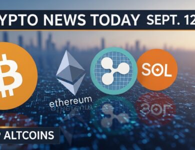 Crypto News Today Sept. 12 BTC, ETH, XRP, SOL & Top Altcoins