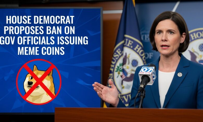 House Democrat Proposes Ban on Government Officials Issuing Meme Coins