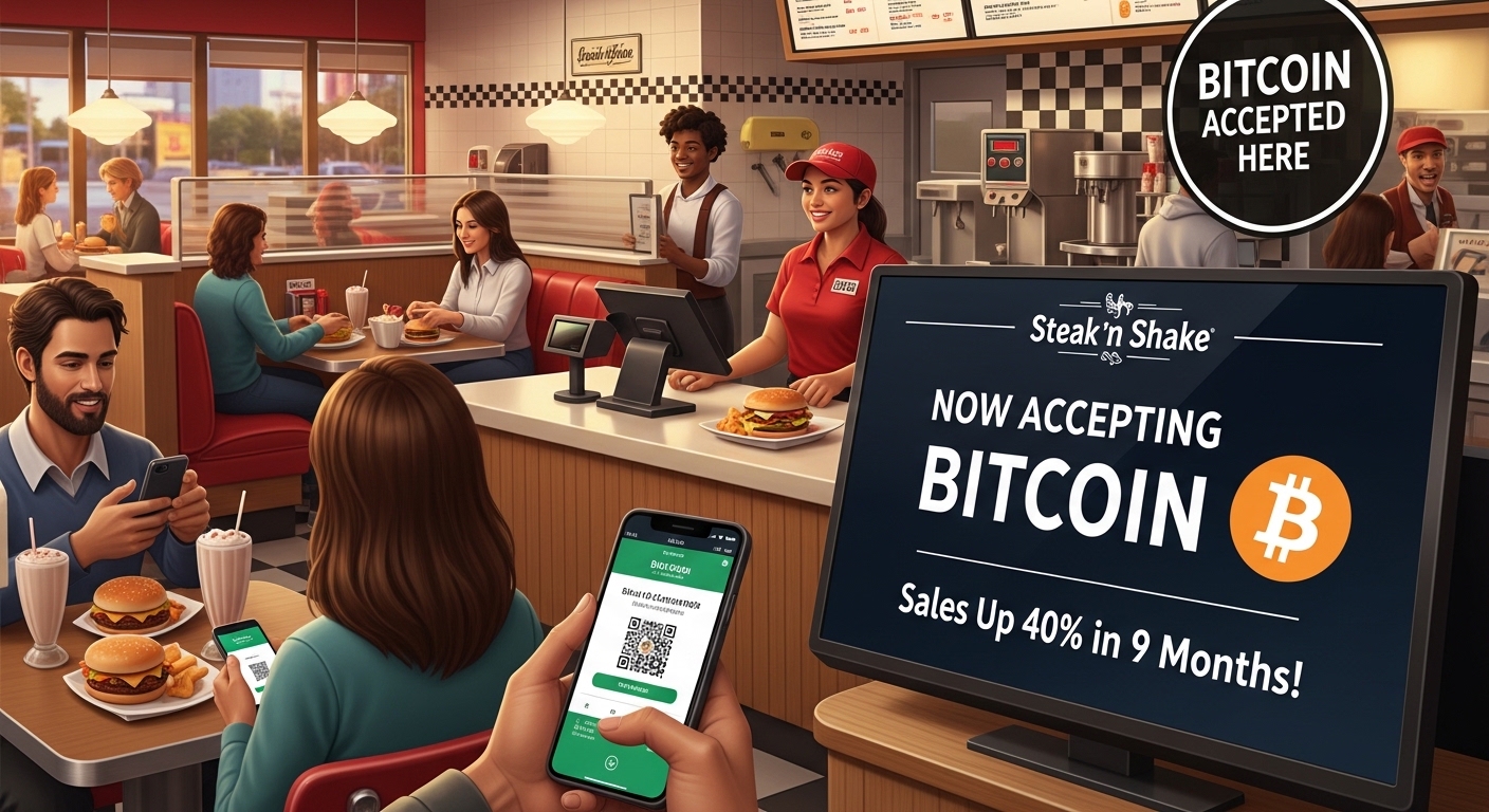 Steak 'n Shake Bitcoin Payments Boost Sales Dramatically in 9 Months