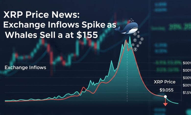 XRP Price News Exchange Inflows Spike as Whales Sell at $1.55