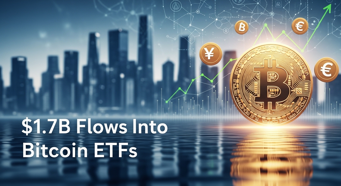 Institutional Investors Buying the Dip as $1.7B Flows Into Bitcoin ETFs
