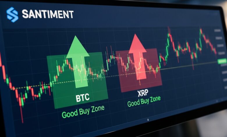 Santiment Flags BTC and XRP in ‘Good Buy Zone’