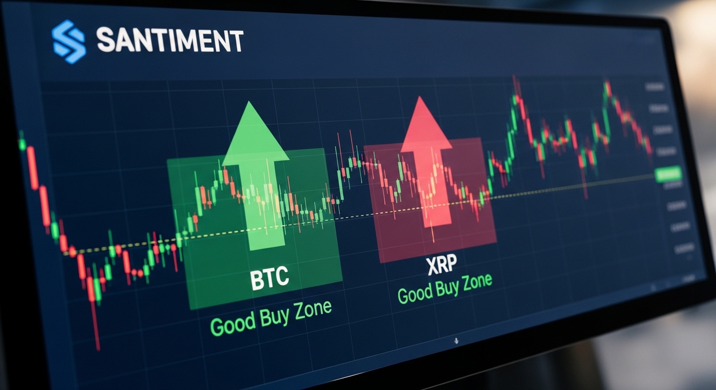 Santiment Flags BTC and XRP in ‘Good Buy Zone’